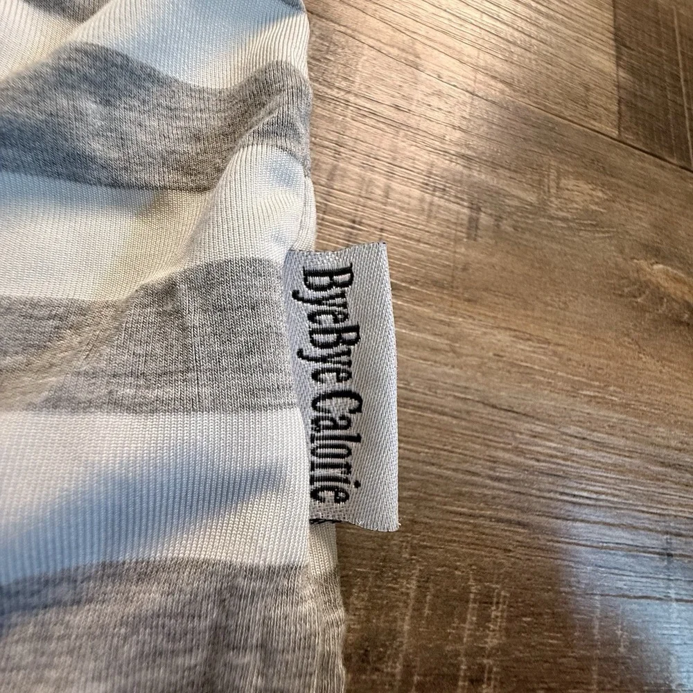 Bye Bye Calorie Car Seat Or Nursing Cover Grey White Striped